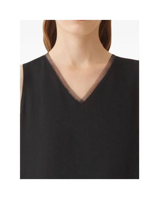 Fabiana Filippi Black Blouses