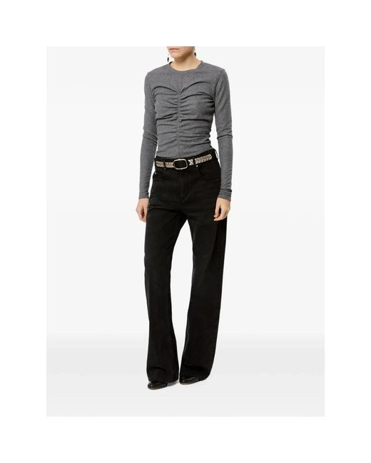 Isabel Marant Gray Long Sleeve T-Shirts