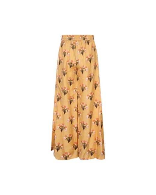 LaDoubleJ Metallic Wide Trousers