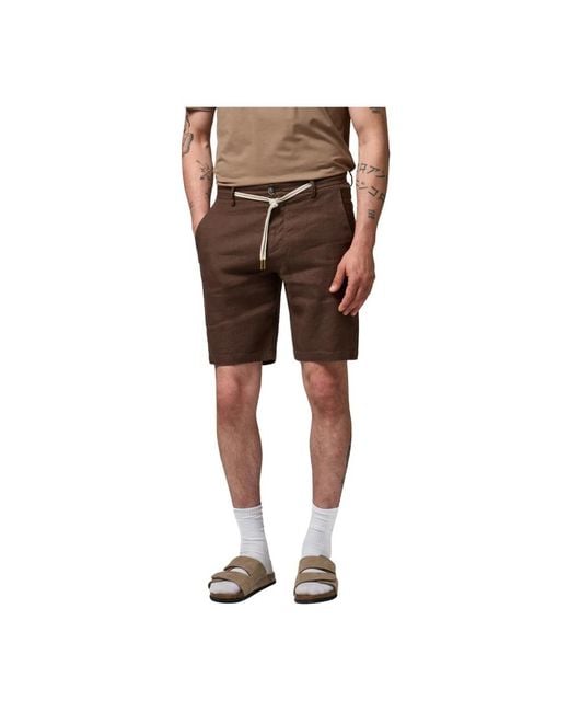 Gianni Lupo Brown Casual Shorts for men