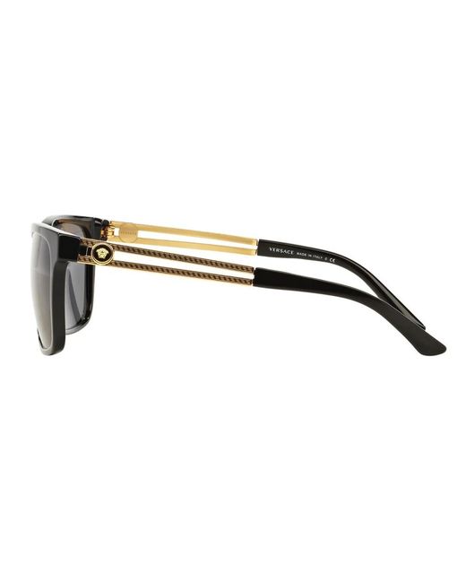 Versace Gray Quadratische sonnenbrille ve4307 gb1/87