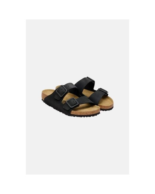 Birkenstock Black Sliders for men
