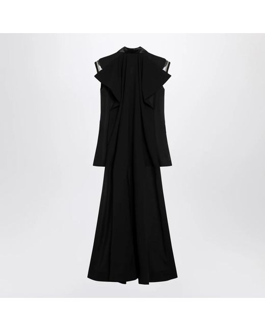 Sacai Black Maxi Dresses