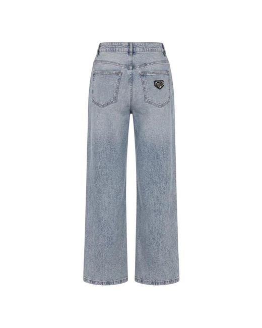 Straight Jeans Philipp Plein de color Blue