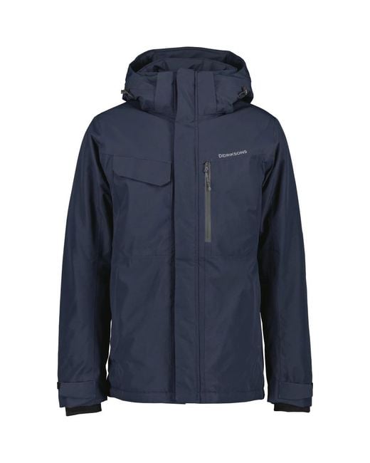 Didriksons Stefan Jacket in het Blue voor heren