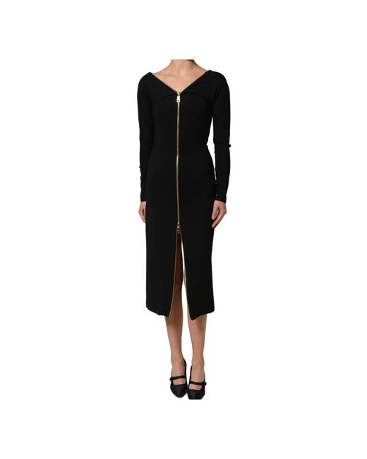 Dolce & Gabbana Black Midi Dresses