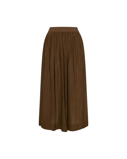 Uma Wang Brown Midi Skirts