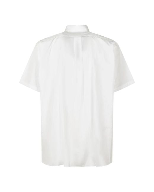 Comme des Garçons White Short Sleeve Shirts for men
