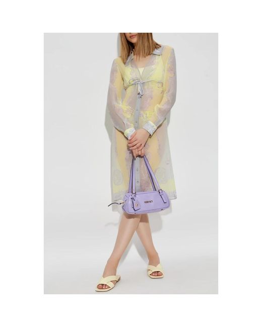 Shirt Dresses Versace en coloris Green