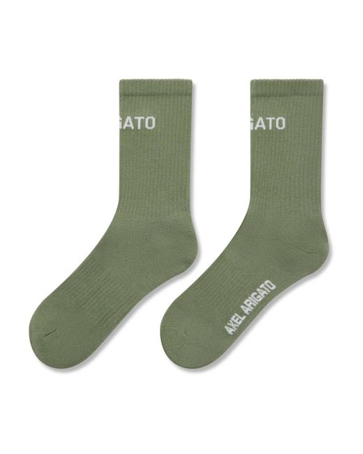Axel Arigato Ondergoed ,Groen ,Katoen Arigato Logo Tube Socks in het Green