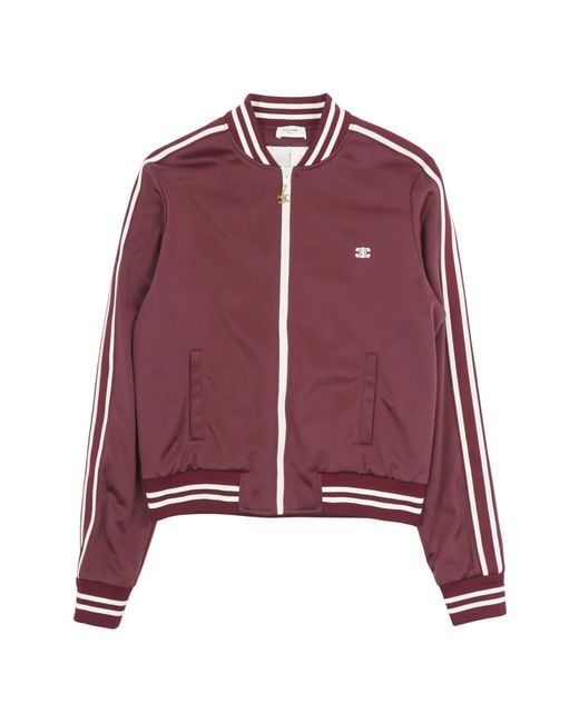 Céline Red Bomber Jackets