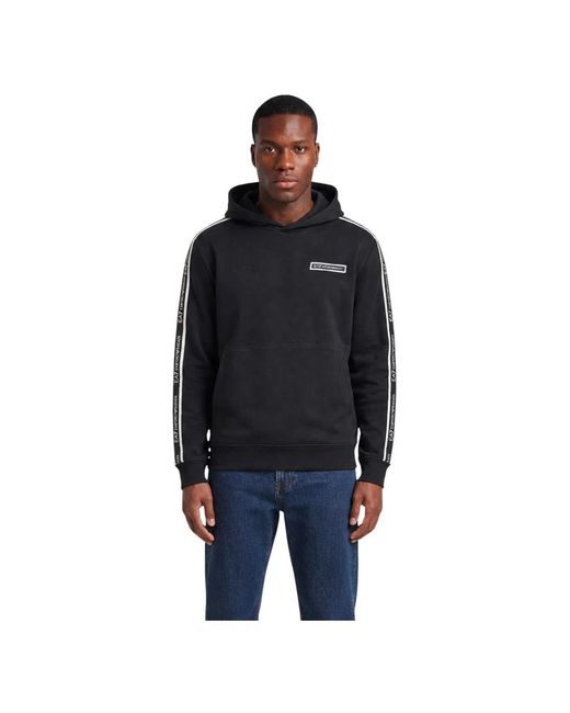 EA7 Black Hoodies for men
