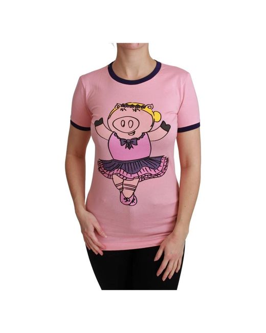 Dolce & Gabbana Pink T-Shirts