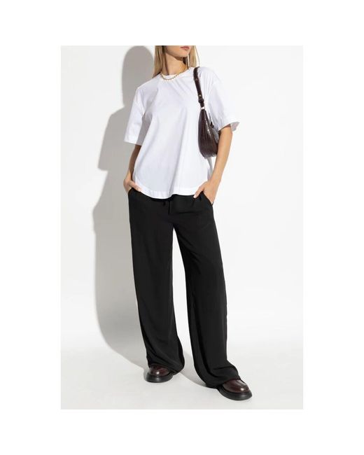 Theory White Locker sitzendes oberteil