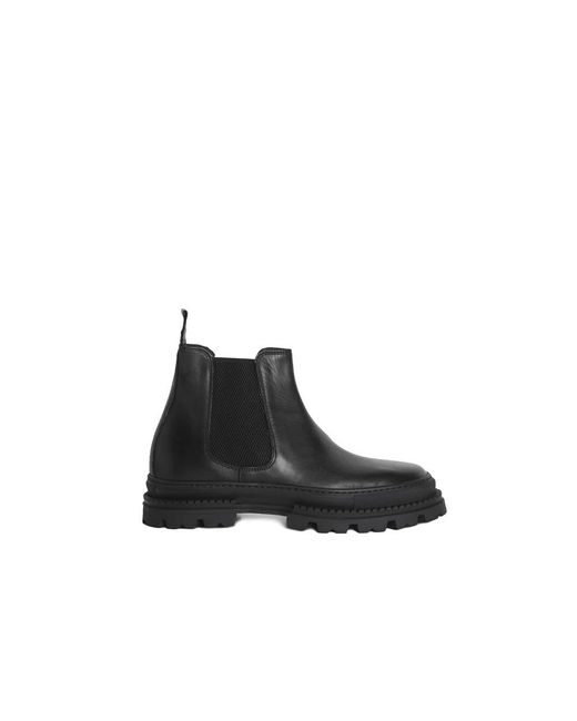 Giuliano Galiano Black Chelsea Boots for men