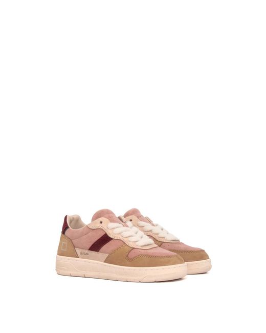 Date Pink Basket Sneaker