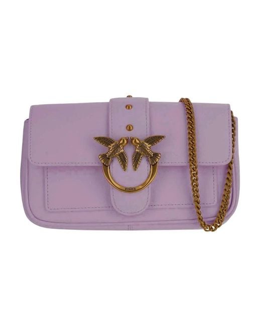 Pinko Purple Shoulder Bags