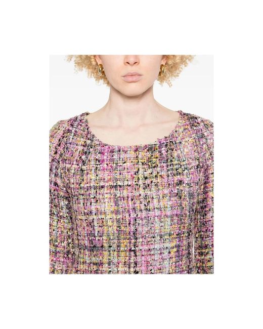 Charlott Ultra Pinkes Kleid Mit Hinterem Schlitz