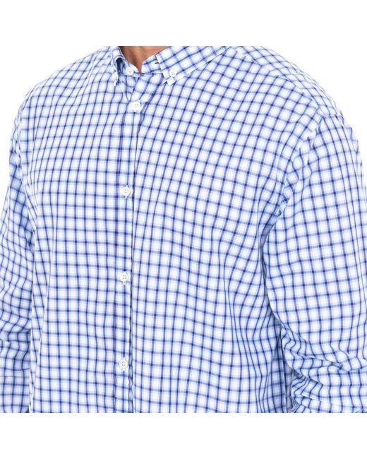 Armani Jeans Blue Casual Shirts for men