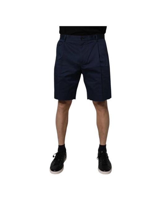 Dolce & Gabbana Blue Casual Shorts for men