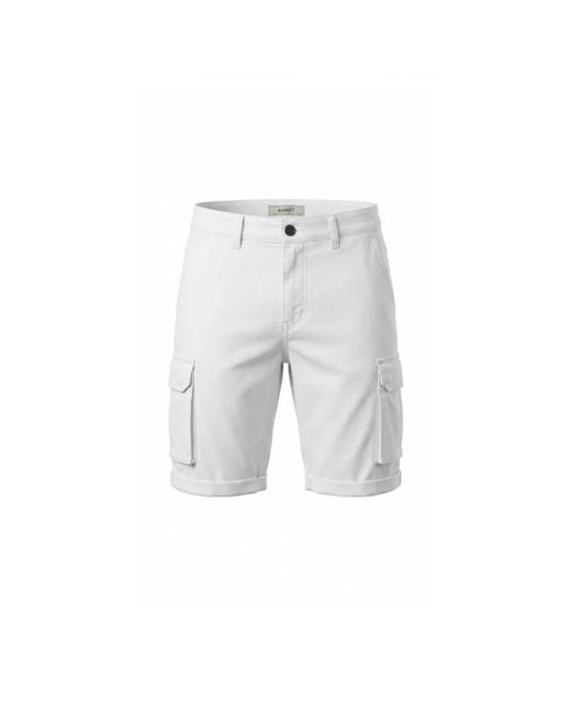 40weft Nick Cargo Bermuda in het Gray voor heren