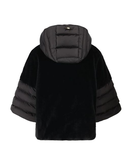 Faux Fur & Shearling Jackets Herno de color Black