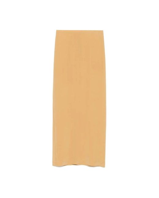 Maxi Skirts Alysi de color Natural