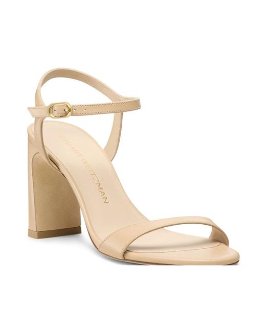 Stuart Weitzman Metallic Babette 85