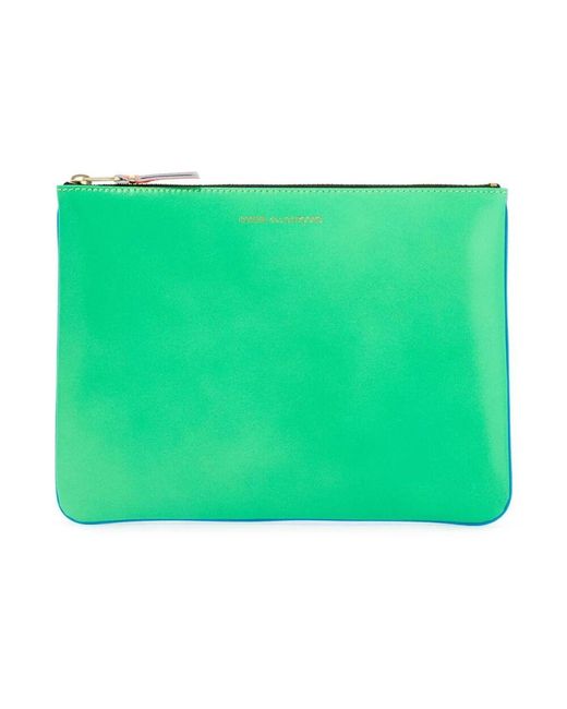 Comme des Garçons Blue Fluo lederbeutel