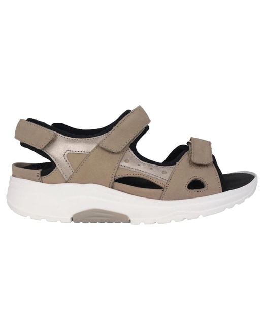 Flat Sandals Waldläufer de color Brown