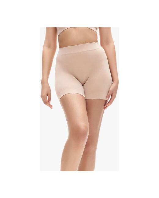 Heist Studios Ondergoed ,Leer Softskin Shorty in het Natural