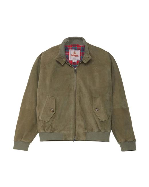 Baracuta Green Leather Jackets for men