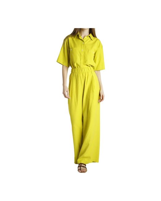 Bellerose Yellow Shirt Dresses