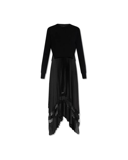 'nadia' vestito 2-in-1 di AllSaints in Black