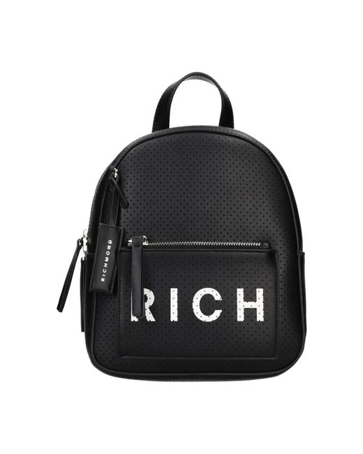 John Richmond Black Backpacks