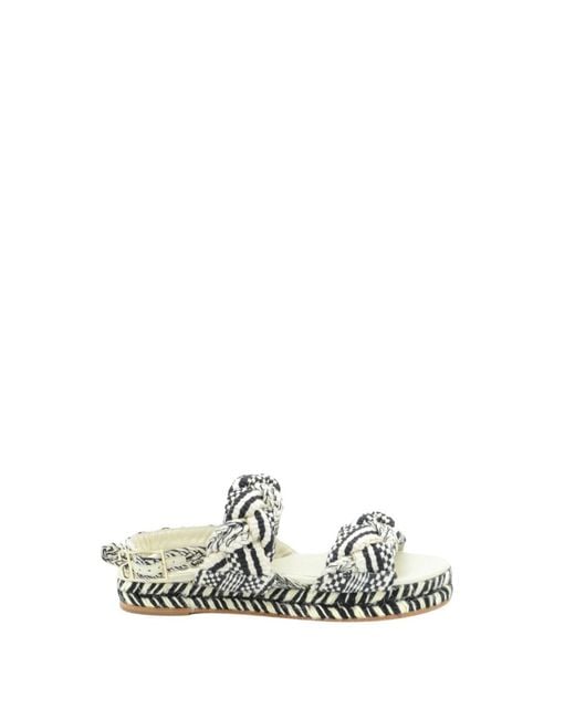 ANTOLINA PARIS Metallic Flat Sandals