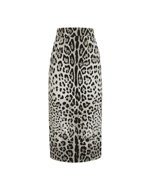 Dolce & Gabbana Black Midi Skirts