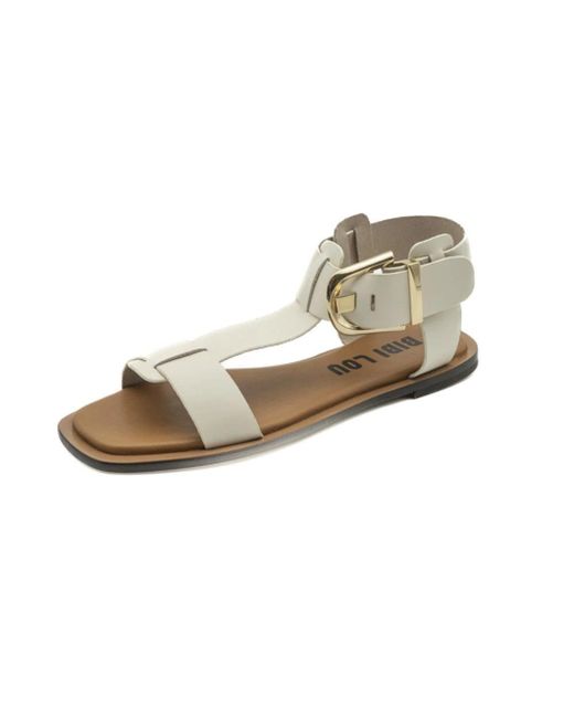 Flat Sandals Bibi Lou de color Metallic