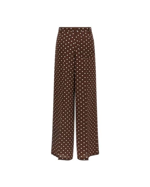 P.A.R.O.S.H. Brown Wide Trousers