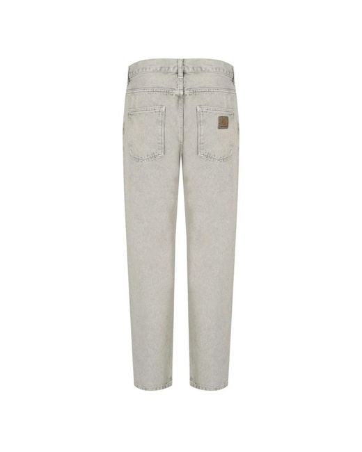 Carhartt Gray Slim Fit Jeans for men