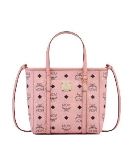 MCM Pink Shopping Bags