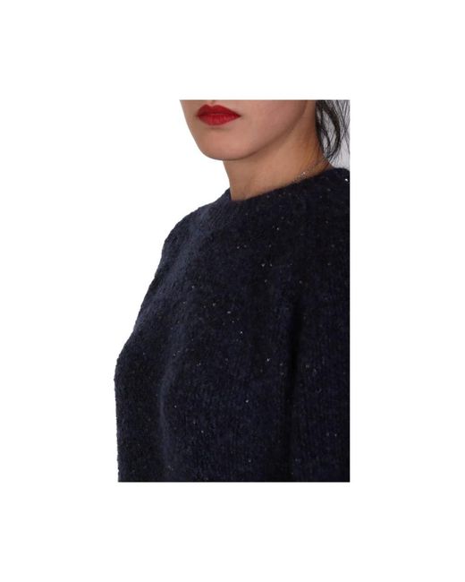 Marella Black Round-Neck Knitwear