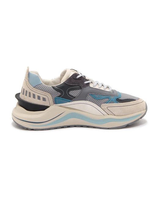 Date Blue Sneakers for men