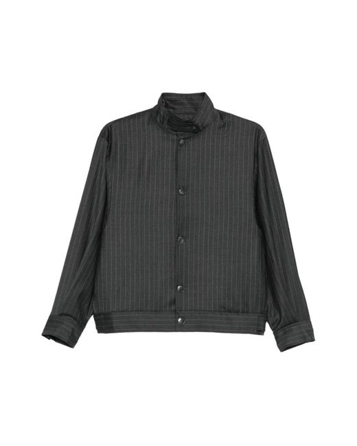 AYA MUSE Pinstripe Bomberjack in het Black