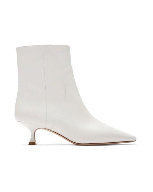 , NAOMI 50 ZIP BOOTIE, BOTTES ET BOTTINES, Stuart Weitzman en coloris White