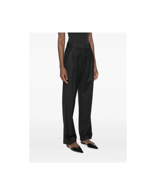Blazé Milano Black Straight Trousers