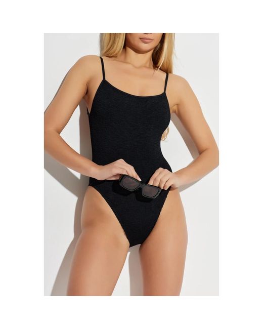 Bondeye Badmode ,Zwart ,Nylon Low Palace One Piece in het Black