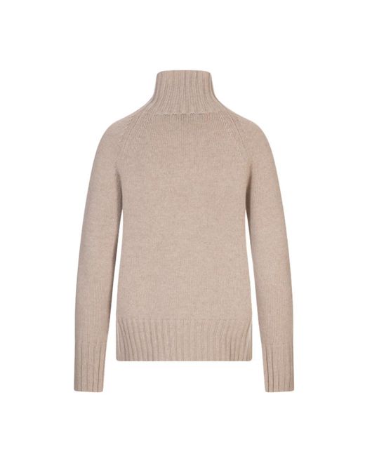 Max Mara Natural Turtlenecks