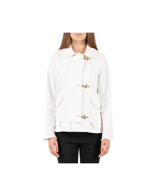 Fay White Light Jackets