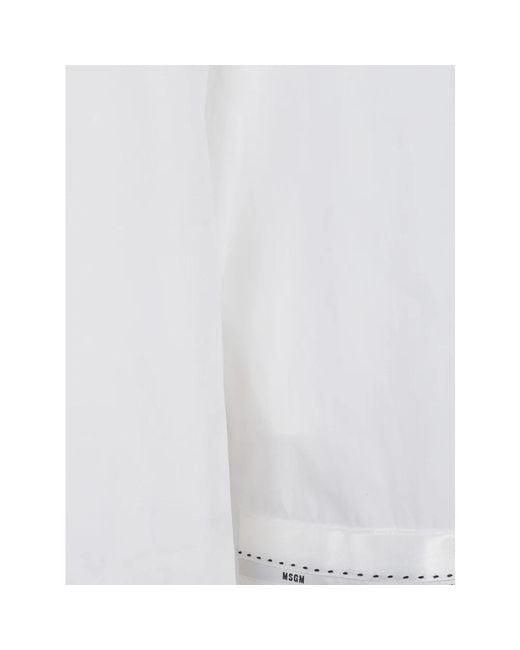 Shirts MSGM de color White